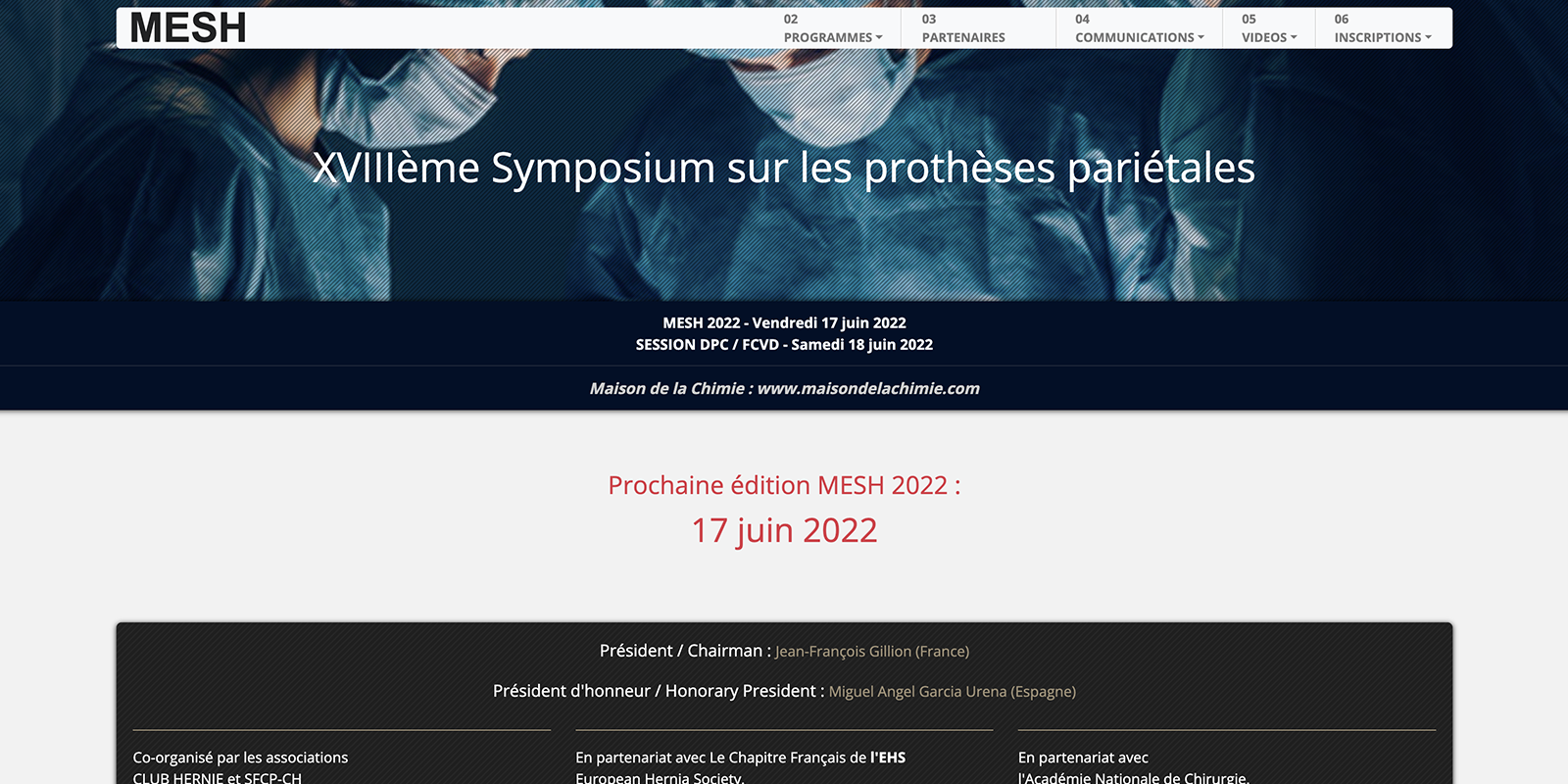 XVIIIème Symposium sur les prothèses pariétales