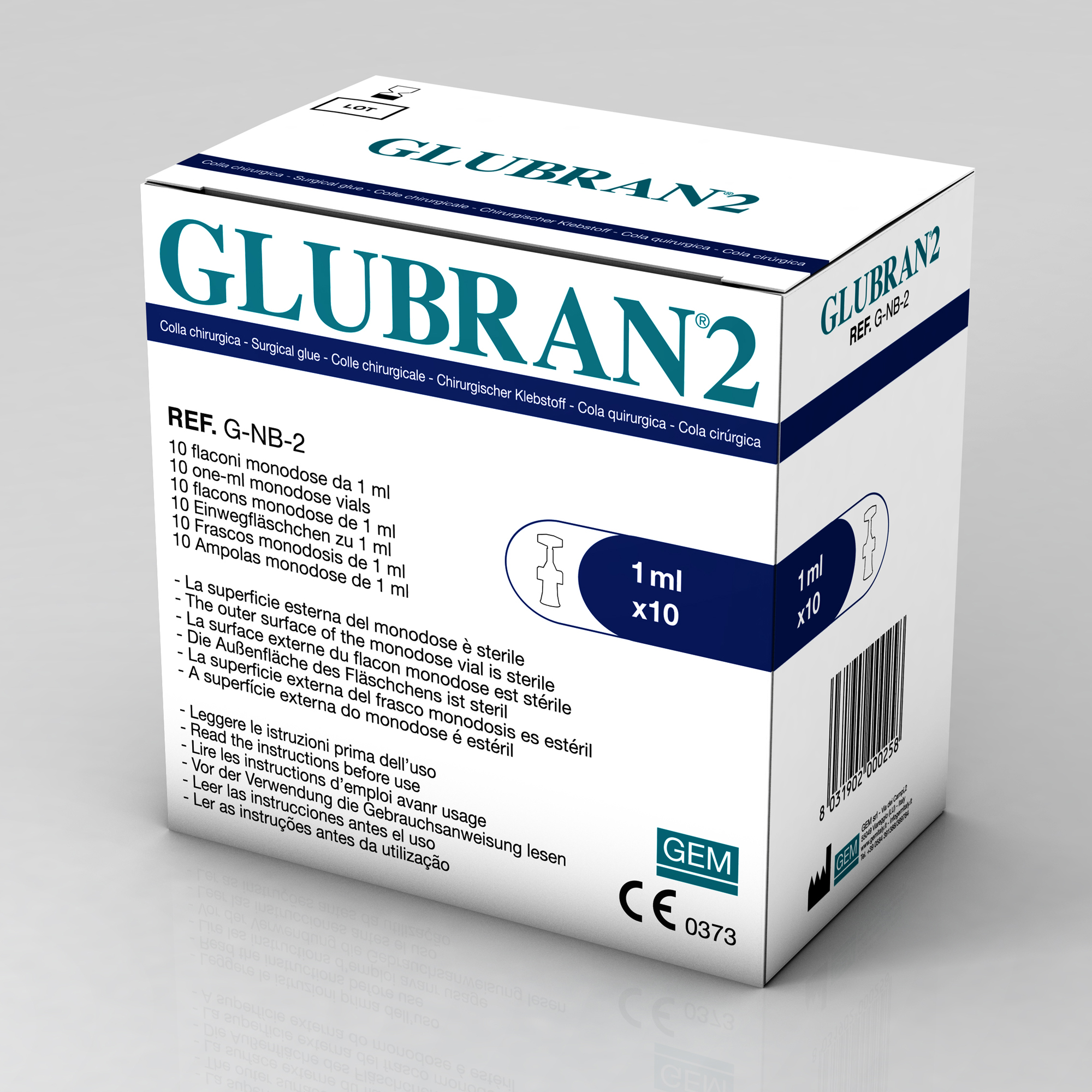 BOX Glubran2 1ml 10pz ok